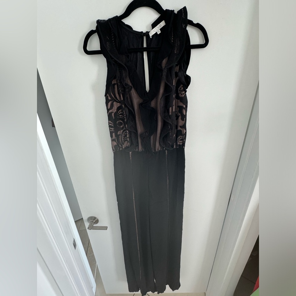 Alexis Black and Tan Jumpsuit